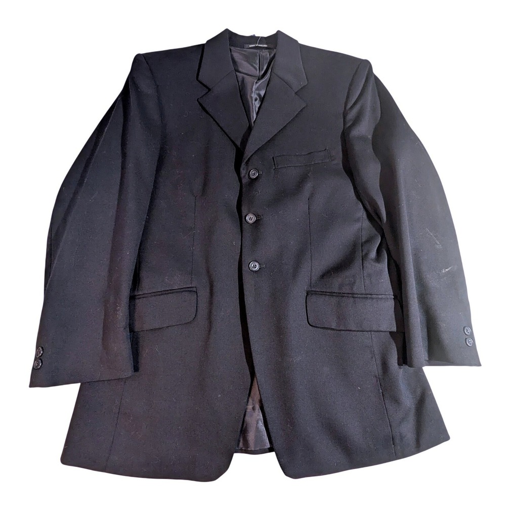 Cambrai Collection Wool Blazer Black Made in England READ - Picture 3 of 15